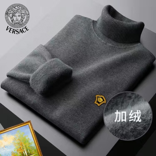 Replica Versace Sweaters Long Sleeved For Men #1163151, $48.00 USD, [ITEM#1163151], Replica Versace Sweaters outlet from China