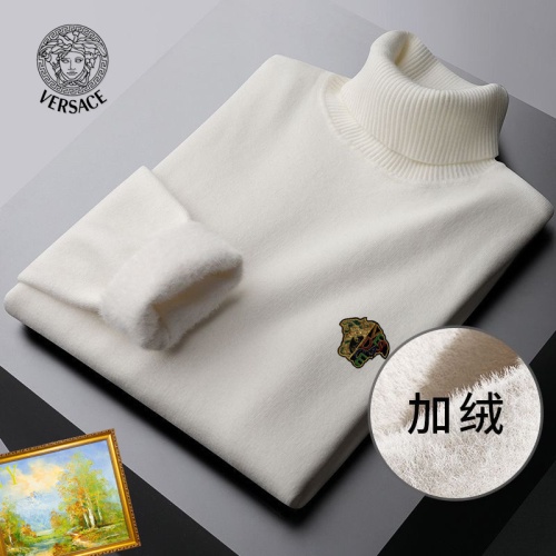 Replica Versace Sweaters Long Sleeved For Men #1163153, $48.00 USD, [ITEM#1163153], Replica Versace Sweaters outlet from China