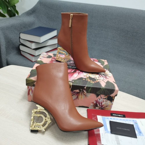 Replica Dolce & Gabbana D&G Boots For Women #1163199 $165.00 USD for Wholesale