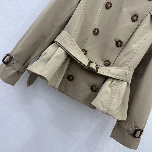 Replica Burberry Trench Coat Long Sleeved For Women #1163219 $155.00 USD for Wholesale
