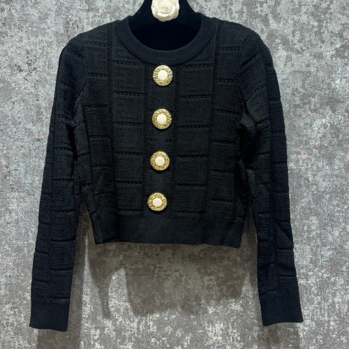 Replica Balmain Sweaters Long Sleeved For Women #1163309, $80.00 USD, [ITEM#1163309], Replica Balmain Sweaters outlet from China