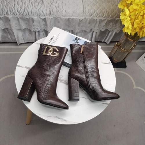 Replica Dolce &amp; Gabbana D&amp;G Boots For Women #1163374, $160.00 USD, [ITEM#1163374], Replica Dolce &amp; Gabbana D&amp;G Boots outlet from China