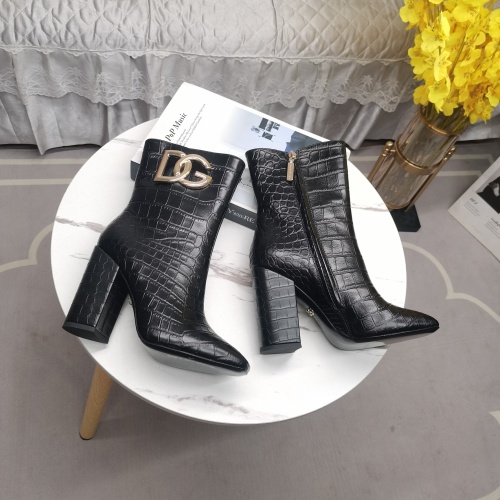 Replica Dolce &amp; Gabbana D&amp;G Boots For Women #1163375, $160.00 USD, [ITEM#1163375], Replica Dolce &amp; Gabbana D&amp;G Boots outlet from China