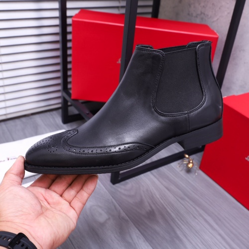 Replica Salvatore Ferragamo Boots For Men #1163594 $92.00 USD for Wholesale