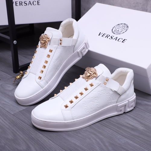 Replica Versace Casual Shoes For Men #1163607, $72.00 USD, [ITEM#1163607], Replica Versace Casual Shoes outlet from China