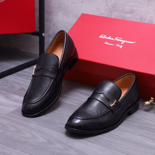 Replica Salvatore Ferragamo Leather Shoes For Men #1163670, $82.00 USD, [ITEM#1163670], Replica Salvatore Ferragamo Leather Shoes outlet from China
