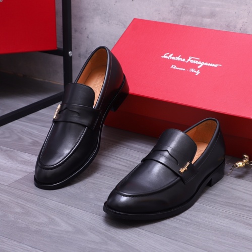 Replica Salvatore Ferragamo Leather Shoes For Men #1163673, $82.00 USD, [ITEM#1163673], Replica Salvatore Ferragamo Leather Shoes outlet from China