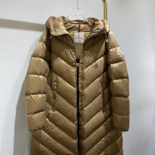 Replica Moncler Down Feather Coat Long Sleeved For Women #1163681 $182.00 USD for Wholesale