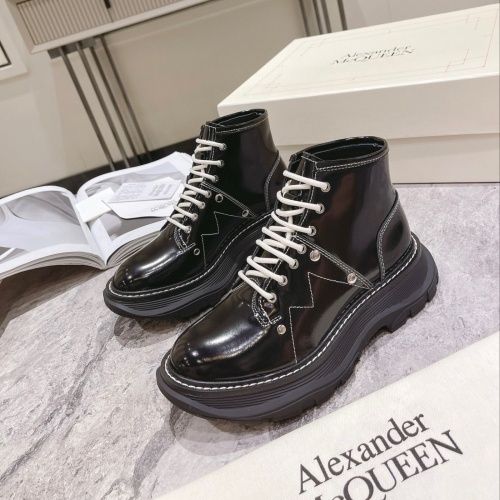Replica Alexander McQueen Boots For Women #1163706, $115.00 USD, [ITEM#1163706], Replica Alexander McQueen Boots outlet from China