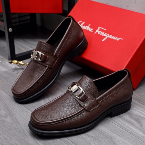 Replica Salvatore Ferragamo Leather Shoes For Men #1163724, $85.00 USD, [ITEM#1163724], Replica Salvatore Ferragamo Leather Shoes outlet from China