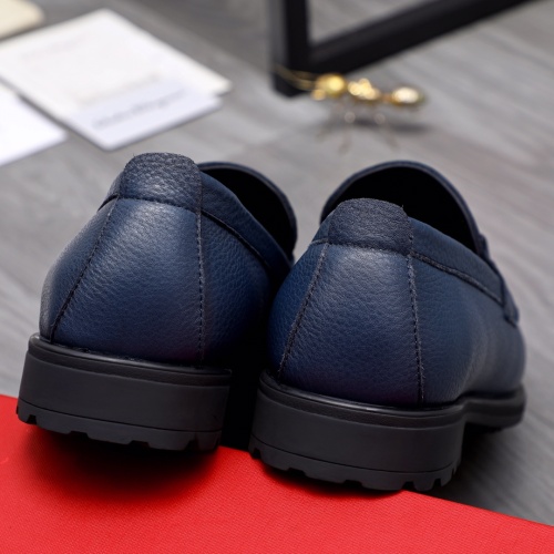 Replica Salvatore Ferragamo Leather Shoes For Men #1163725 $85.00 USD for Wholesale