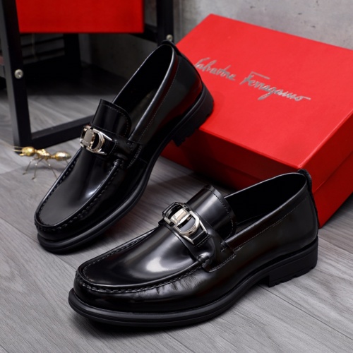 Replica Salvatore Ferragamo Leather Shoes For Men #1163728, $85.00 USD, [ITEM#1163728], Replica Salvatore Ferragamo Leather Shoes outlet from China