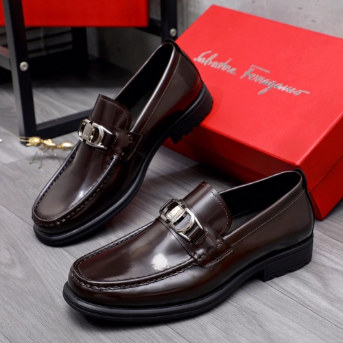 Replica Salvatore Ferragamo Leather Shoes For Men #1163729, $85.00 USD, [ITEM#1163729], Replica Salvatore Ferragamo Leather Shoes outlet from China