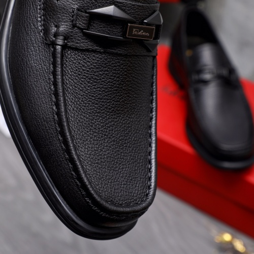 Replica Salvatore Ferragamo Leather Shoes For Men #1163732 $85.00 USD for Wholesale