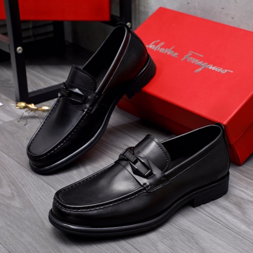 Replica Salvatore Ferragamo Leather Shoes For Men #1163733, $85.00 USD, [ITEM#1163733], Replica Salvatore Ferragamo Leather Shoes outlet from China
