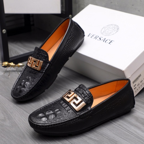 Replica Versace Leather Shoes For Men #1163756, $68.00 USD, [ITEM#1163756], Replica Versace Leather Shoes outlet from China