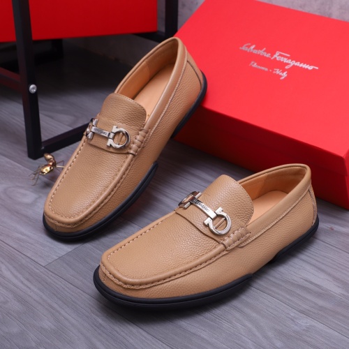 Replica Salvatore Ferragamo Leather Shoes For Men #1163919, $92.00 USD, [ITEM#1163919], Replica Salvatore Ferragamo Leather Shoes outlet from China