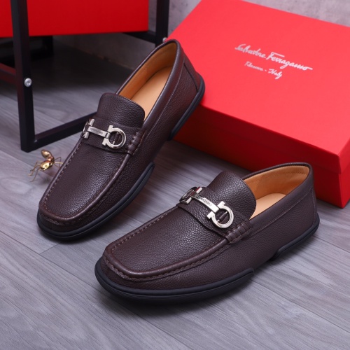 Replica Salvatore Ferragamo Leather Shoes For Men #1163921, $92.00 USD, [ITEM#1163921], Replica Salvatore Ferragamo Leather Shoes outlet from China