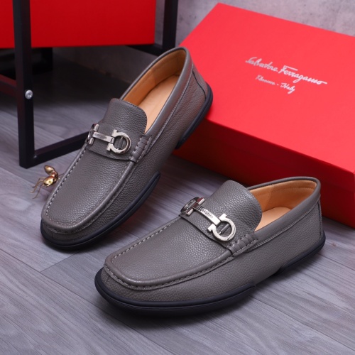 Replica Salvatore Ferragamo Leather Shoes For Men #1163922, $92.00 USD, [ITEM#1163922], Replica Salvatore Ferragamo Leather Shoes outlet from China
