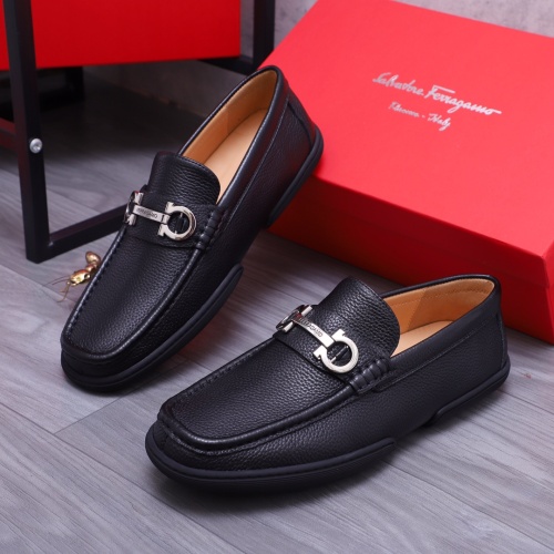 Replica Salvatore Ferragamo Leather Shoes For Men #1163924, $92.00 USD, [ITEM#1163924], Replica Salvatore Ferragamo Leather Shoes outlet from China