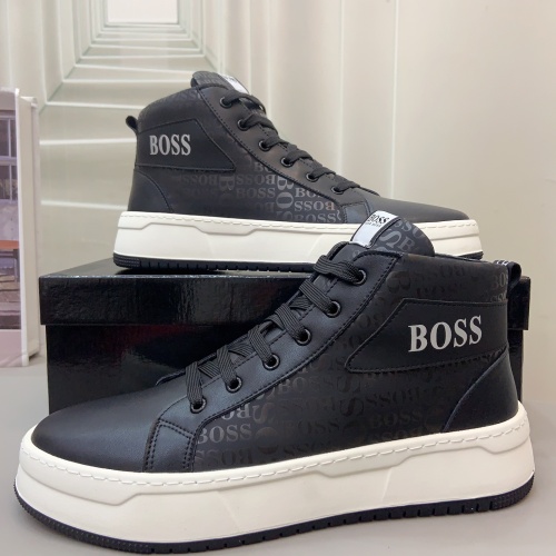 Replica Boss High Top Shoes For Men #1164152, $80.00 USD, [ITEM#1164152], Replica Boss High Top Shoes outlet from China