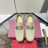 $102.00 USD Salvatore Ferragamo Leather Shoes For Men #1156440