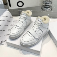 $102.00 USD Celine High Top Shoes For Women #1157990