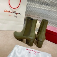 $128.00 USD Salvatore Ferragamo Boots For Women #1158271