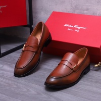 $82.00 USD Salvatore Ferragamo Leather Shoes For Men #1163667