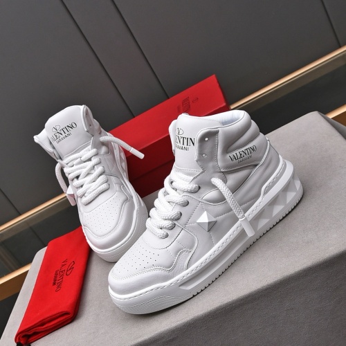 Replica Valentino High Tops Shoes For Men #1164255 $115.00 USD for Wholesale