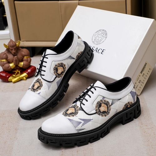 Replica Versace Leather Shoes For Men #1164342, $82.00 USD, [ITEM#1164342], Replica Versace Leather Shoes outlet from China