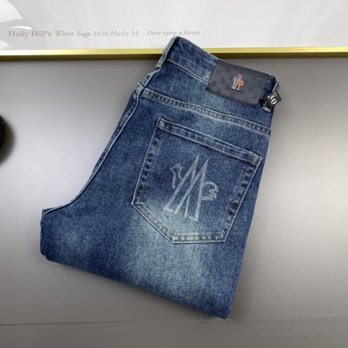 Replica Moncler Jeans For Men #1164372, $76.00 USD, [ITEM#1164372], Replica Moncler Jeans outlet from China