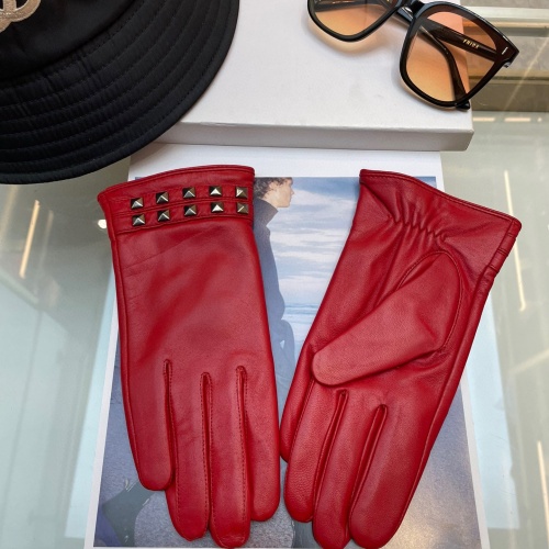Replica Valentino Gloves For Women #1164591 $48.00 USD for Wholesale