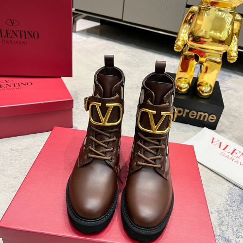 Replica Valentino Boots For Women #1164635 $112.00 USD for Wholesale