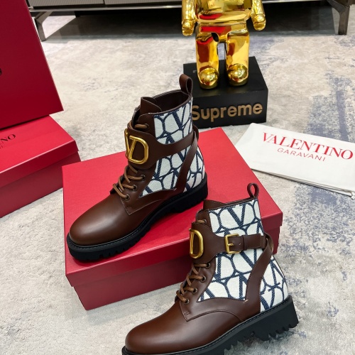 Replica Valentino Boots For Women #1164635 $112.00 USD for Wholesale