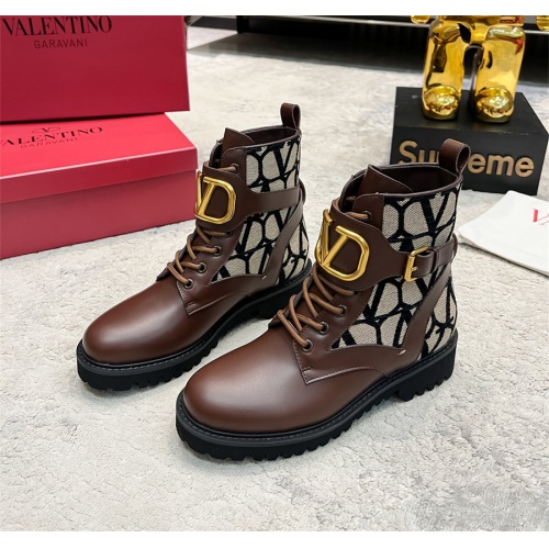 Replica Valentino Boots For Women #1164637, $112.00 USD, [ITEM#1164637], Replica Valentino Boots outlet from China