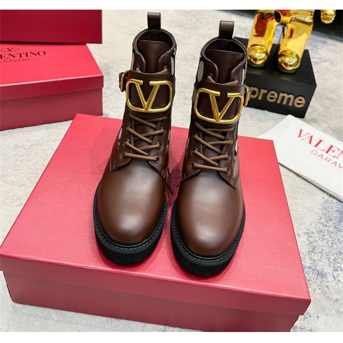 Replica Valentino Boots For Women #1164637 $112.00 USD for Wholesale