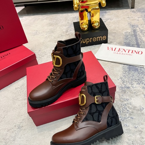 Replica Valentino Boots For Women #1164643 $112.00 USD for Wholesale