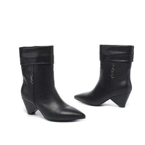 Replica Yves Saint Laurent YSL Boots For Women #1164701 $130.00 USD for Wholesale