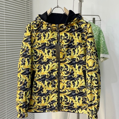 Replica Versace Jackets Long Sleeved For Men #1164764, $130.00 USD, [ITEM#1164764], Replica Versace Jackets outlet from China