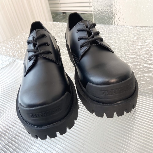 Replica Balenciaga Leather Shoes For Women #1165239 $108.00 USD for Wholesale