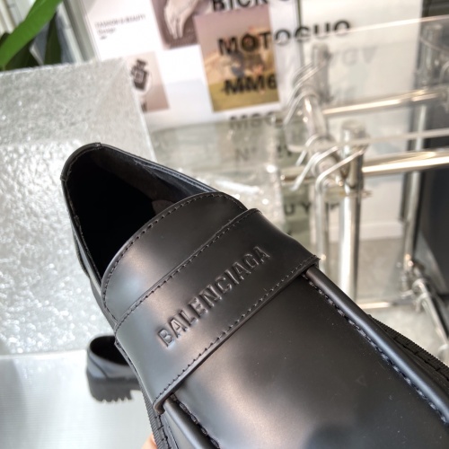 Replica Balenciaga Leather Shoes For Women #1165257 $112.00 USD for Wholesale