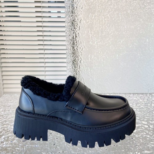 Replica Balenciaga Leather Shoes For Women #1165264 $118.00 USD for Wholesale