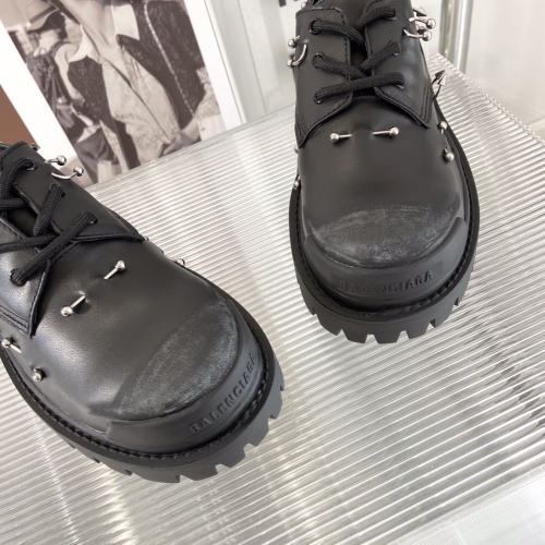 Replica Balenciaga Leather Shoes For Women #1165265 $125.00 USD for Wholesale