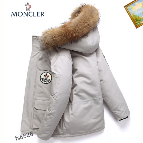 Replica Moncler Down Feather Coat Long Sleeved For Men #1165694 $82.00 USD for Wholesale