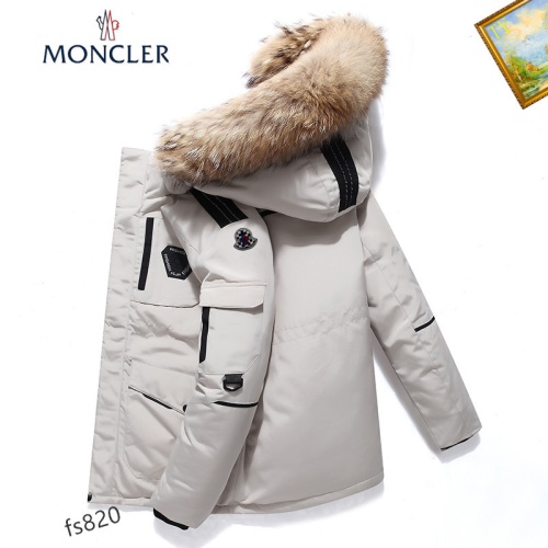 Replica Moncler Down Feather Coat Long Sleeved For Men #1165703, $82.00 USD, [ITEM#1165703], Replica Moncler Down Feather Coat outlet from China