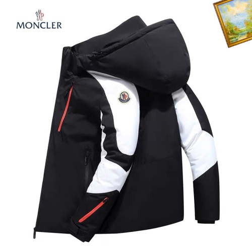 Replica Moncler Down Feather Coat Long Sleeved For Men #1165740, $82.00 USD, [ITEM#1165740], Replica Moncler Down Feather Coat outlet from China