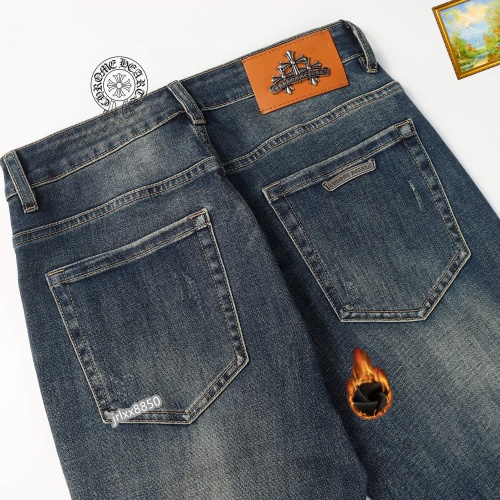 Replica Chrome Hearts Jeans For Men #1165824 $48.00 USD for Wholesale