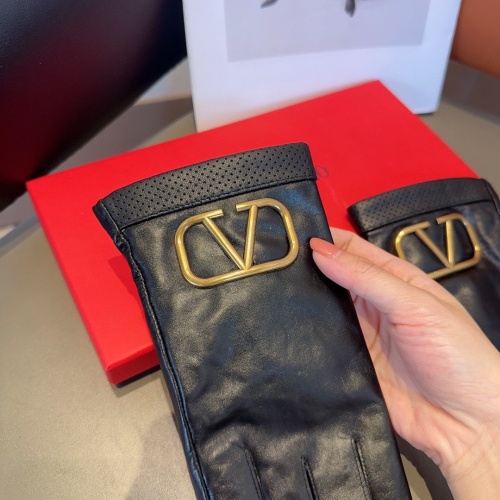 Replica Valentino Gloves For Women #1166695 $52.00 USD for Wholesale