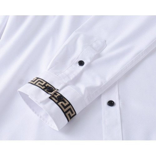 Replica Versace Shirts Long Sleeved For Men #1166702 $40.00 USD for Wholesale